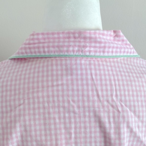 Victoria’s Secret vintage gingham pink & white cotton pj set - Picture 9 of 10